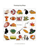 Thanksgiving Bingo Thanksgiving Printables