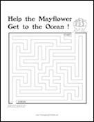 Thanksgiving Maze Mayflower