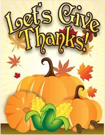 Give Thanks Pumpkins Invitation Small