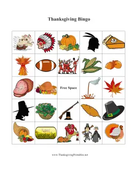 Thanksgiving Bingo