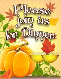 Thanksgiving Join Us Invitation Small