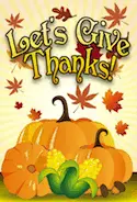 Give Thanks Pumpkins Invitation