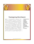 Turkey Word Search